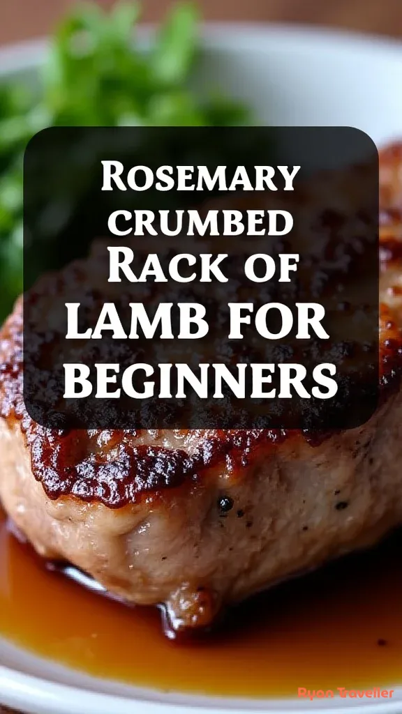 Rosemary Crumbed Rack of Lamb For Beginners